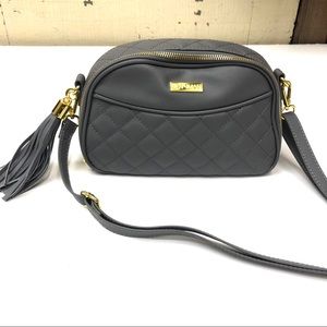 joy & Inman NWOT Crossbody Gray and Gold Purse